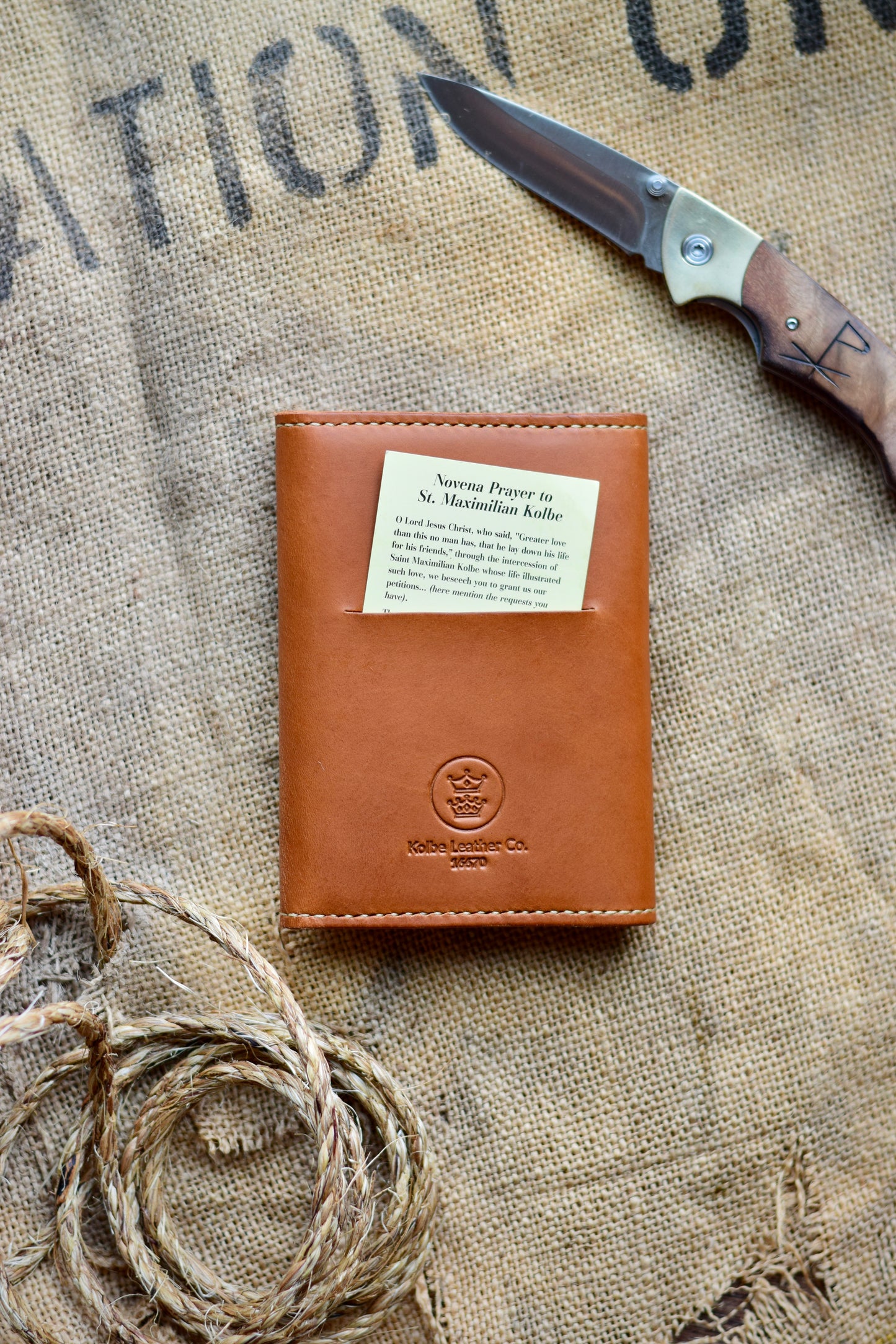 Dei Verbum Pocket Gospels with Psalms in Cappuccino color